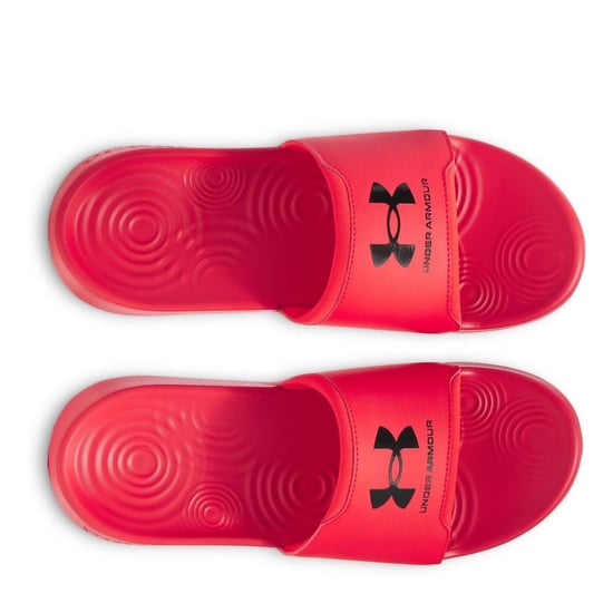 Men's Under Armour UA Ignite Select Open Toe Slides in Red - Image 4