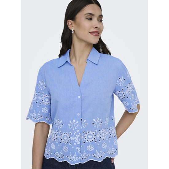 Jacqueline de Yong Jdymarina 24 embroidery shirt wvn licht - Image 2