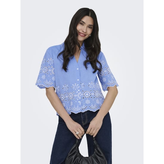 Jacqueline de Yong Jdymarina 24 embroidery shirt wvn licht - Image 3