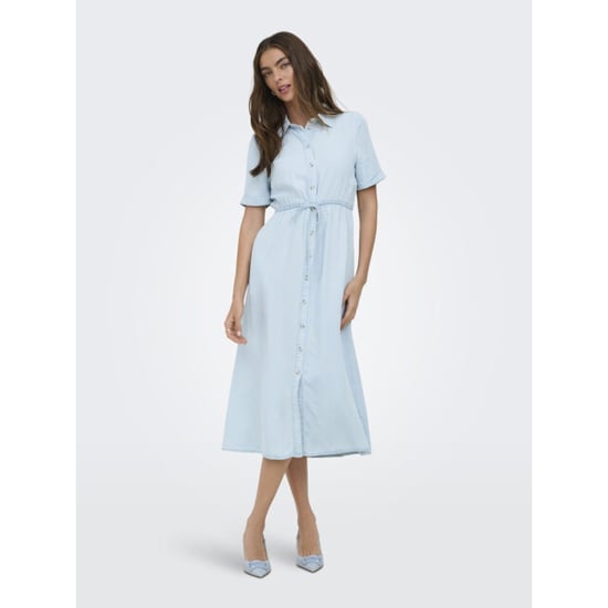 Only Onlcharis life 24 shirt dress wvn cc blue denim - Image 3