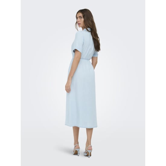 Only Onlcharis life 24 shirt dress wvn cc blue denim - Image 4
