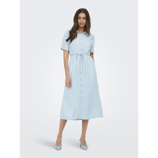 Only Onlcharis life 24 shirt dress wvn cc blue denim - Image 6