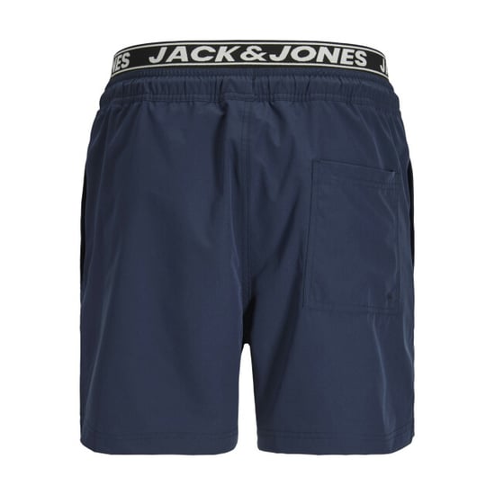 Jack & Jones Heren zwemshort jpstmaui surf dubbele waistband effen donker - Image 2