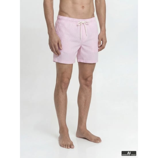 Jack & Jones Heren zwemshort jpstmaui ocean seersucker gestreept lila paars - Image 5