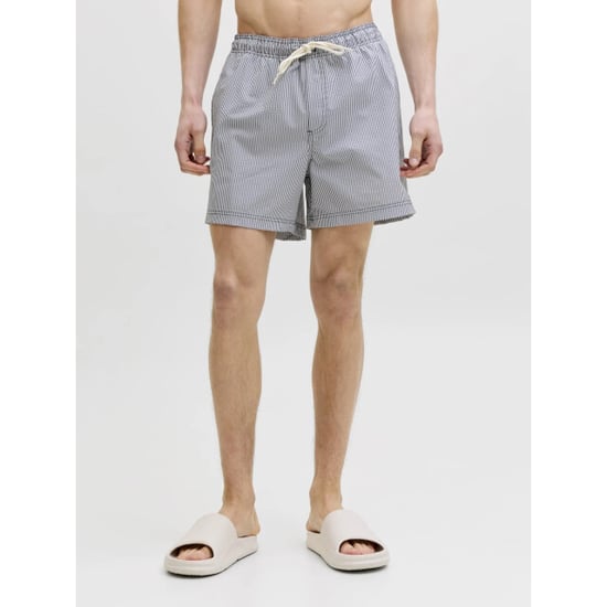 Jack & Jones Heren zwemshort jpstmaui ocean seersucker gestreept donkerblauw - Image 4