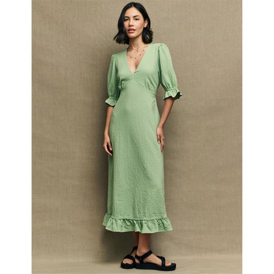 Women's Nobodys Child Delilah Mid Dress in Sage - Image 1