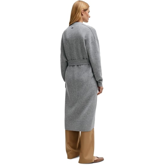 Women's Boss V-Neck Long Sleeve Dressing Gown in Silver - Image 3