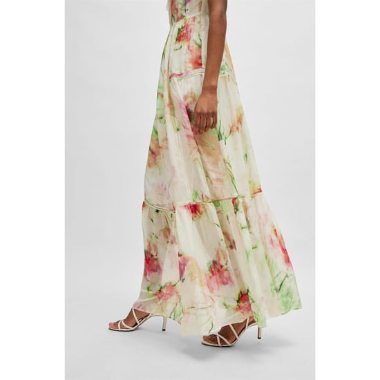 Women's Boss Crew Neck Maxi A-Line Dress in Open Misc - Image 4