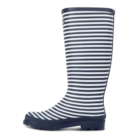 Women's Regatta Fairweath Rain Boots with Lug Sole in Navy/WhitStr - Image 6
