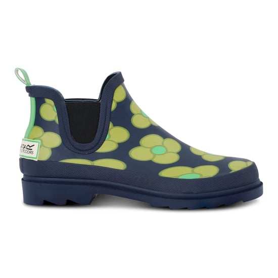Women's Regatta Orla Welly Mid Floral Rain Boots in SpinFlwrNavy - Image 6