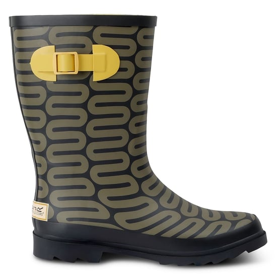 Women's Regatta Orla Quarter Wellies Rain Boots with Lug Sole in LrgWgleOliv - Image 2