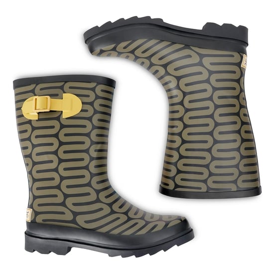 Women's Regatta Orla Quarter Wellies Rain Boots with Lug Sole in LrgWgleOliv - Image 3