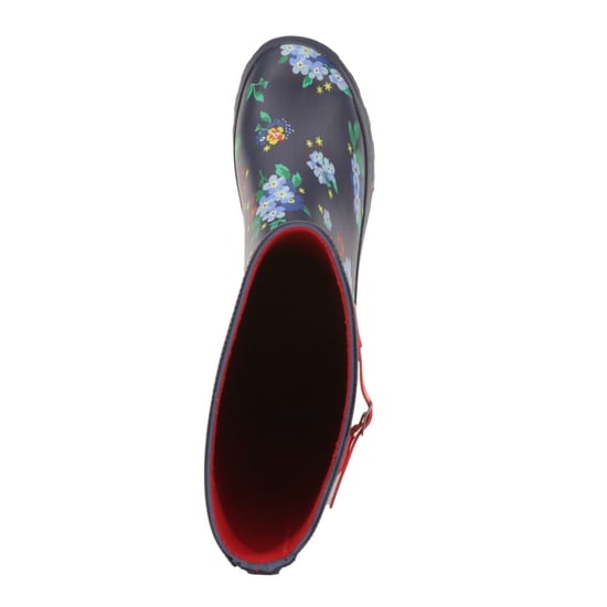 Women's Regatta Lady Fairweath Floral Rain Boots in Navy/RebelRd - Image 6