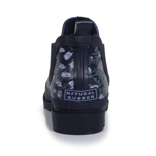 Women's Regatta Harper Floral Rain Boots with Lug Sole in Navy/Floral - Image 3