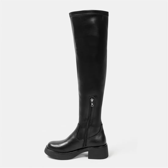 Women's Miso Over The Knee Ladies Boots in Black - Image 2