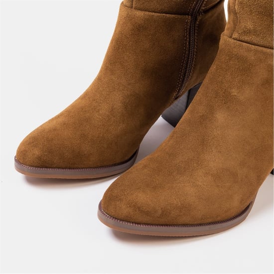 Women's Biba Suede Knee High Boot Ladies in Brown - Image 3