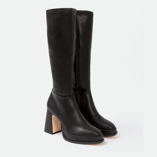 Women's I Saw It First Saw It First Knee High Boots Woman in Black - Image 4