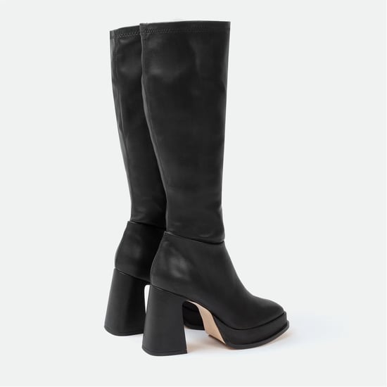 Women's I Saw It First Saw It First Knee High Boots Woman in Black - Image 5