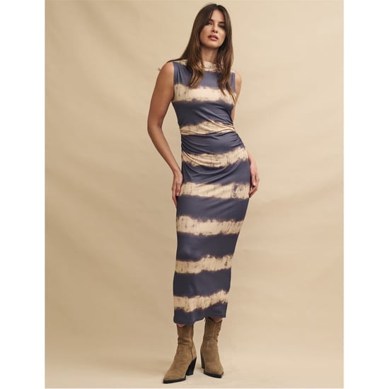 Women's Nobodys Child Boat Neck Midi Slip Dress in Multi - Image 1