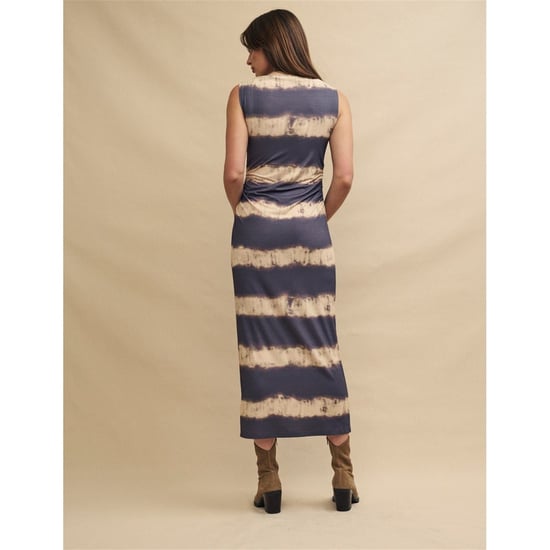 Women's Nobodys Child Boat Neck Midi Slip Dress in Multi - Image 4