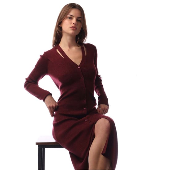 Women's Boss Dress in Open Red - Image 3