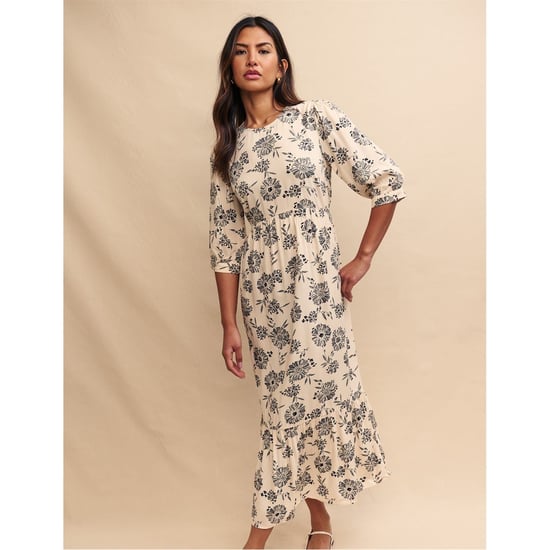 Women's Nobodys Child Rachel Crew Neck Midi Dress in Cream - Image 2