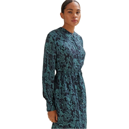 Women's Boss Collared Neck Midi Dress in Open Misc - Image 5
