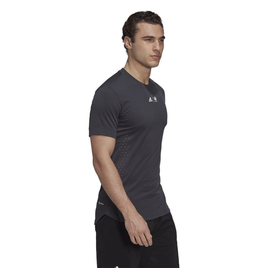 Men's adidas New York Graphic Regular Fit T-Shirt in Grey - Image 4