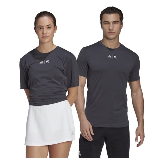 Men's adidas New York Graphic Regular Fit T-Shirt in Grey - Image 5
