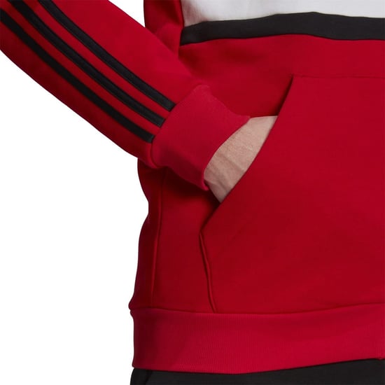 Men's adidas Colr Blk Hoody in Red - Image 5