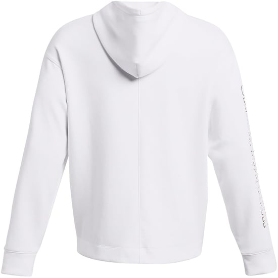 Men's Under Armour Pride Hooded Relaxed Fit Sweatshirt in White - Image 6