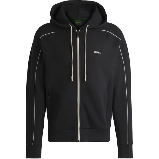 Men's Boss Hbg Saggy Full Zip Hoodie in Black - Image 1