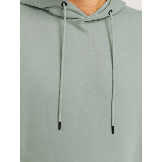 Men's Jack and Jones Basic Hoodie in Iceberg Green - Image 5