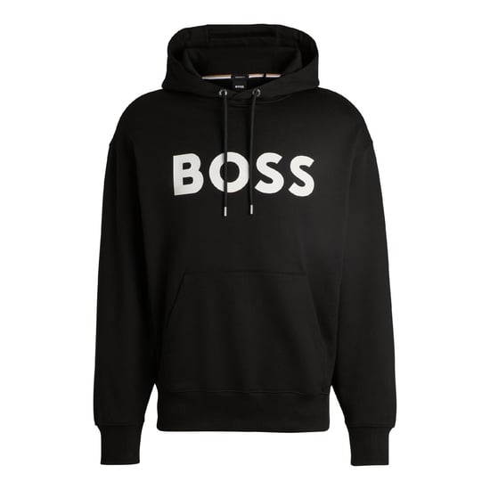 Men's Boss Sullivan Lettering Polo Shirt in Black - Image 3