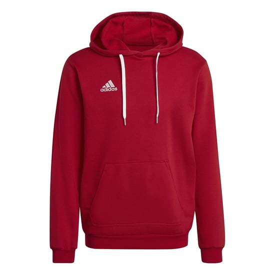 Men's adidas Lacoste Lettering Hooded Neck Long Sleeve Sweatshirt in Power red - Image 1