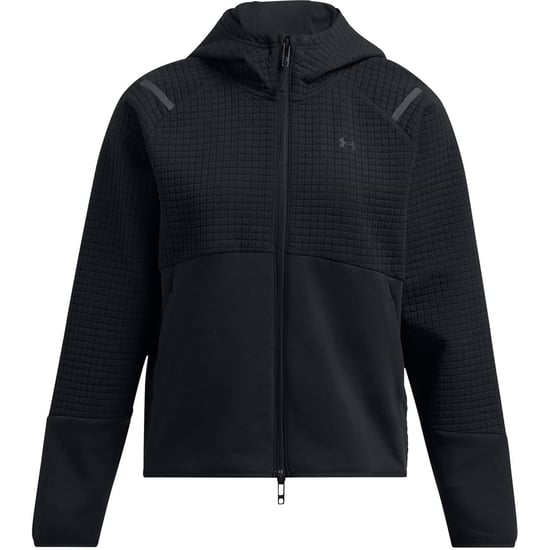 Women's Under Armour Full-Zip Long Sleeve Sweatshirt in Black - Image 1