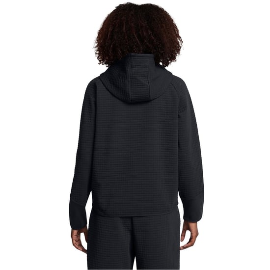 Women's Under Armour Full-Zip Long Sleeve Sweatshirt in Black - Image 4