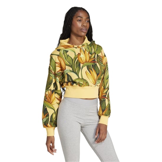 Women's adidas X Farm Hoodie in Spark/Gld/Grn - Image 6