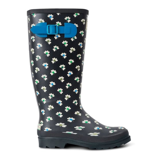 Women's Regatta Orla Floral Patterned Wellington Boots in Clover Black - Image 2