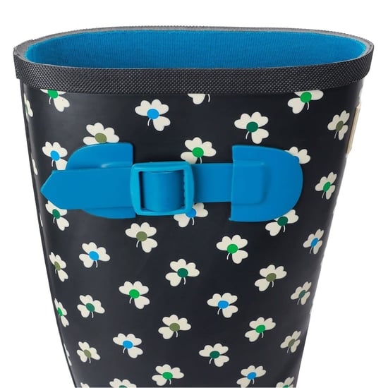 Women's Regatta Orla Floral Patterned Wellington Boots in Clover Black - Image 6