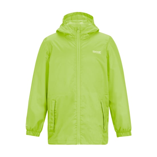 Regatta Great Outdoors Childrens/Kids Pack It Jacket III Waterproof Packaway Black (Sharp Green) - Image 1