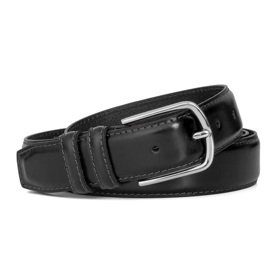 Black Belt for Men, 1.25” Genuine Leather Belt, Premium Classic Belt - Image 5