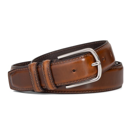Tan Belt for Men, 1.25” Genuine Leather Belt, Premium Classic Belt - Image 5