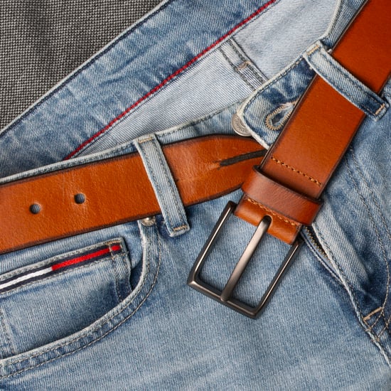 Mens Tan Belt, Leather Belt for Men 1.5” Full Grain Premium leather - Image 2