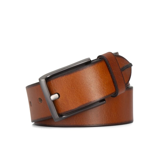 Mens Tan Belt, Leather Belt for Men 1.5” Full Grain Premium leather - Image 5