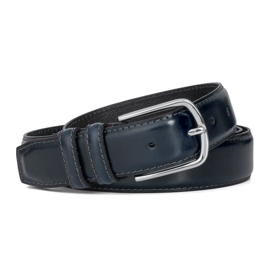 Navy Belt for Men, 1.25” Genuine Leather Belt, Premium Classic Belt - Image 5