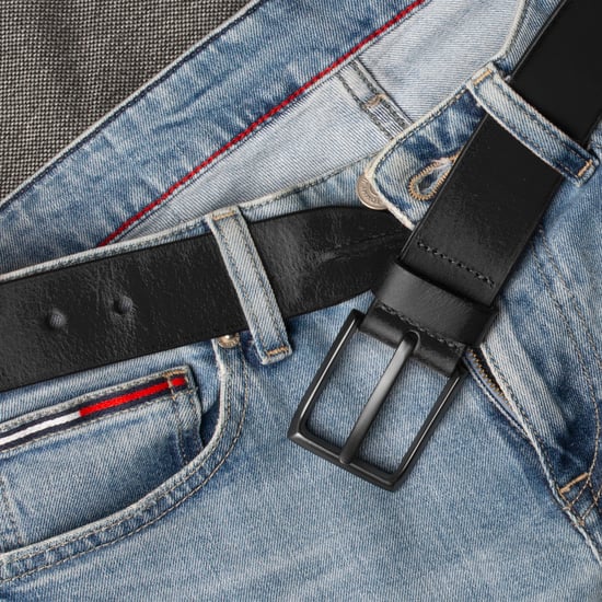 Mens Black Belt, Leather Belt for Men 1.5” Full Grain Premium leather - Image 2