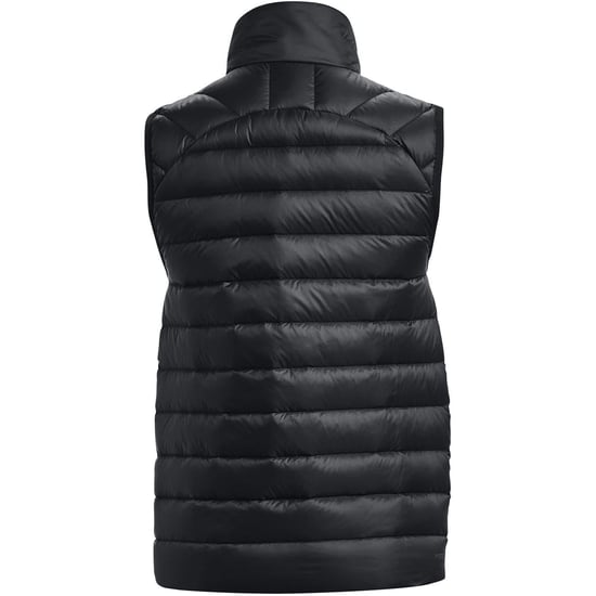 Women's Under Armour Women's Solid Patterned Gilet in Black - Image 2
