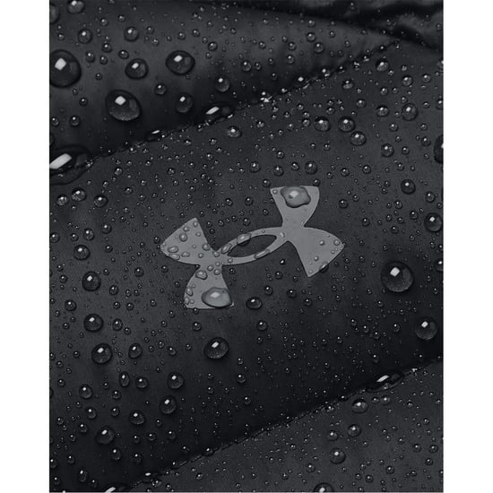 Women's Under Armour Women's Solid Patterned Gilet in Black - Image 5