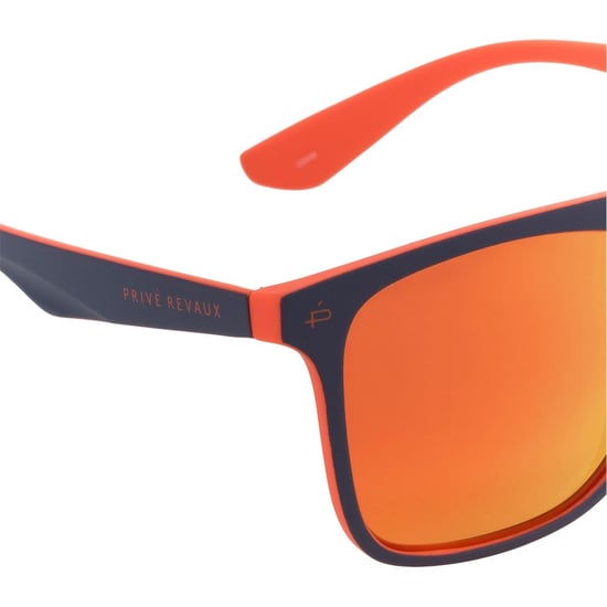 Accessories Prive Revaux R The Zona Double Bridge Rectangle Sunglasses in Orange - Image 3